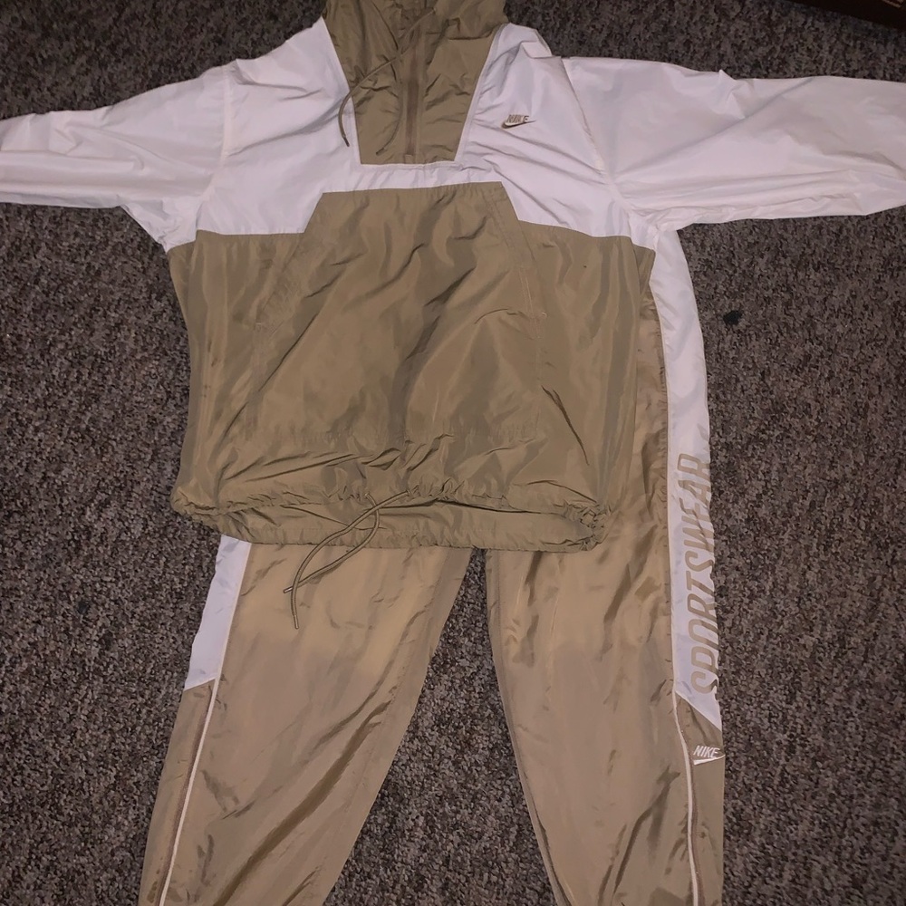 Nike Men's Loose Fit Club Marina Anorak 2-Piece Track Suit Size M